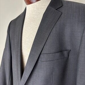 Hugo Boss Pure Wool Blazer Jacket 2 Button Gray Sport‎ Coat Size 42L Turkey